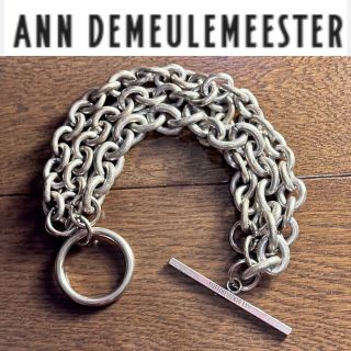 ANN DEMEULEMEESTER BRACELET ANTIQUESILVE