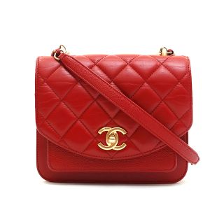 シャネル マトラッセ ショルダーバッグ(レディース)(レッド/赤色系 シャネル マトラッセ ショルダーバッグ(レディース)(レッド/赤色系