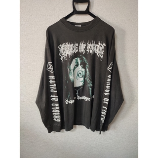 【値下げ不可】古着 cradle of filth ロンＴ(Tシャツ/カットソー(七分/長袖))