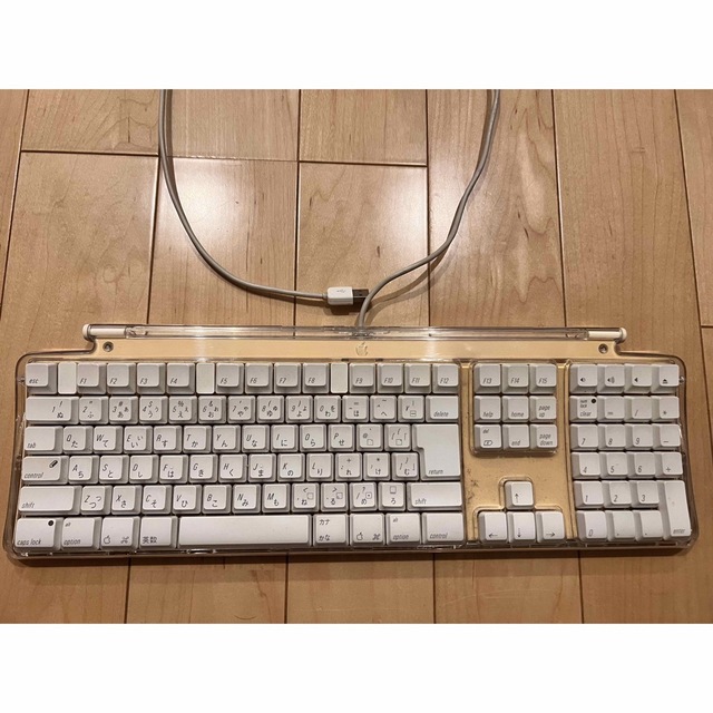 Apple 純正Keyboard レア　ヴィンテージ スマホ/家電/カメラのPC/タブレット(PC周辺機器)の商品写真