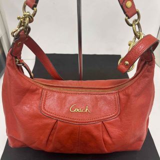 コーチ(COACH)の【値下げ】COACH コーチ バッグ トート ショルダー 2way オレンジ系(トートバッグ)