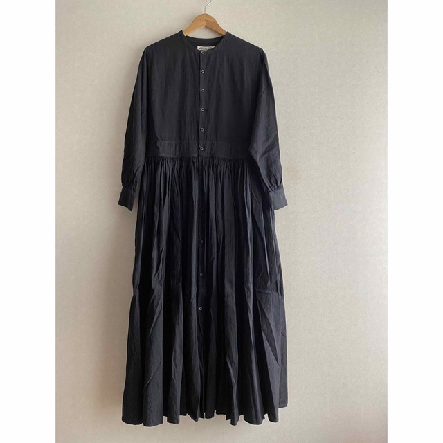 新品 カヴァルkaval No-collar gather dressワンピースロングワンピース/マキシワンピース