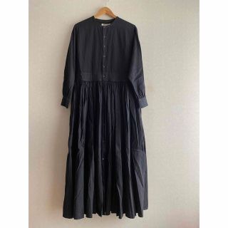 ヤエカ(YAECA)の新品 カヴァルkaval No-collar gather dressワンピース(ロングワンピース/マキシワンピース)