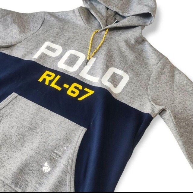 新品タグ付き】ポロラルフローレン POLO RL-67 バイカラー パーカー