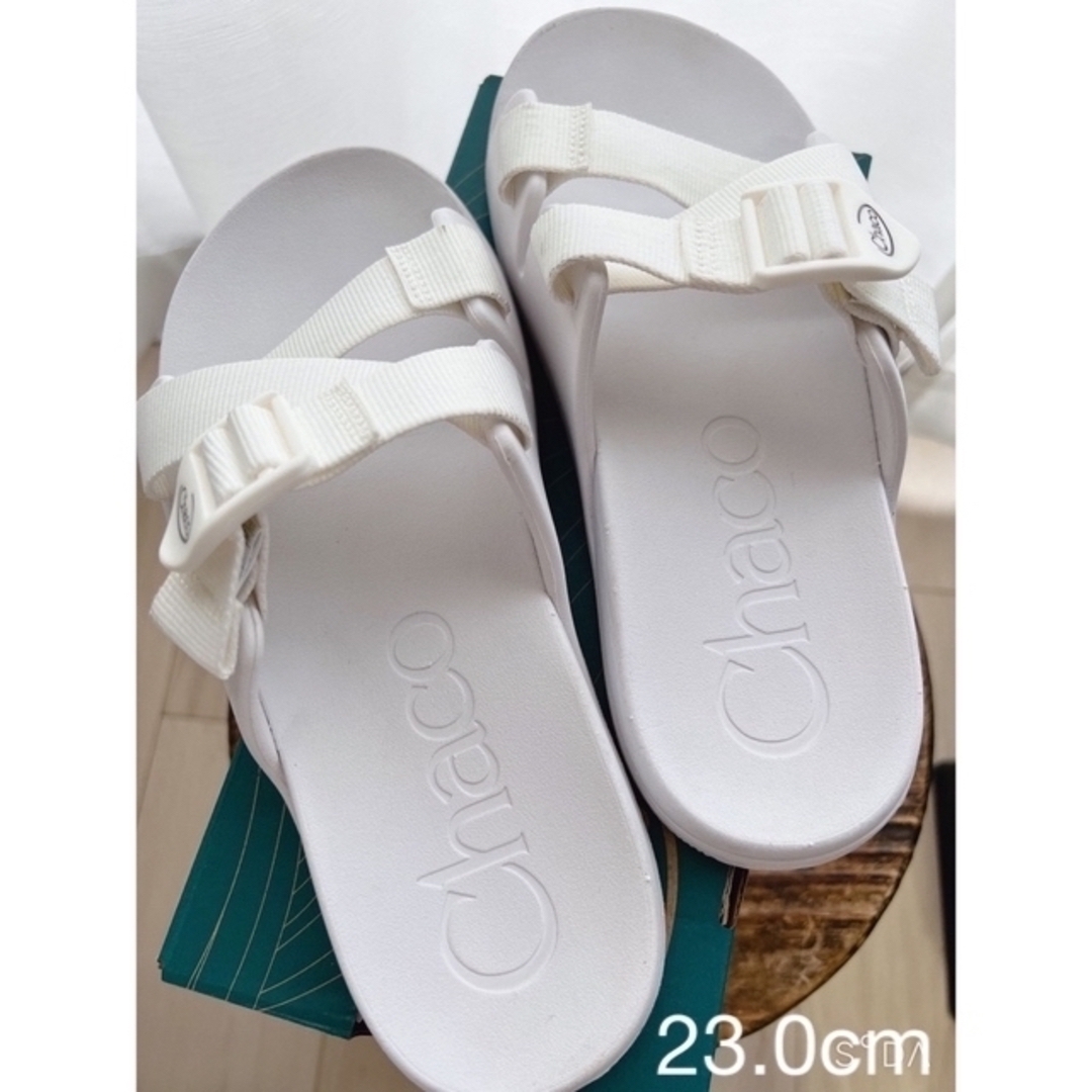 Chaco(チャコ)のChaco ホワイト　スポーツ　サンダル　Classy掲載商品 レディースの靴/シューズ(サンダル)の商品写真