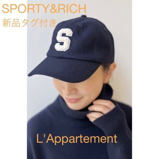 アパルトモンドゥーズィエムクラス(L'Appartement DEUXIEME CLASSE)の【SPORTY&RICH/スポーティアンドリッチ】BOUCLE S CAP(キャップ)