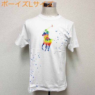 ポロラルフローレン(POLO RALPH LAUREN)の新品ラルフローレンTシャツ 323891770001 ホワイト ボーイズLサイズ(Tシャツ(半袖/袖なし))