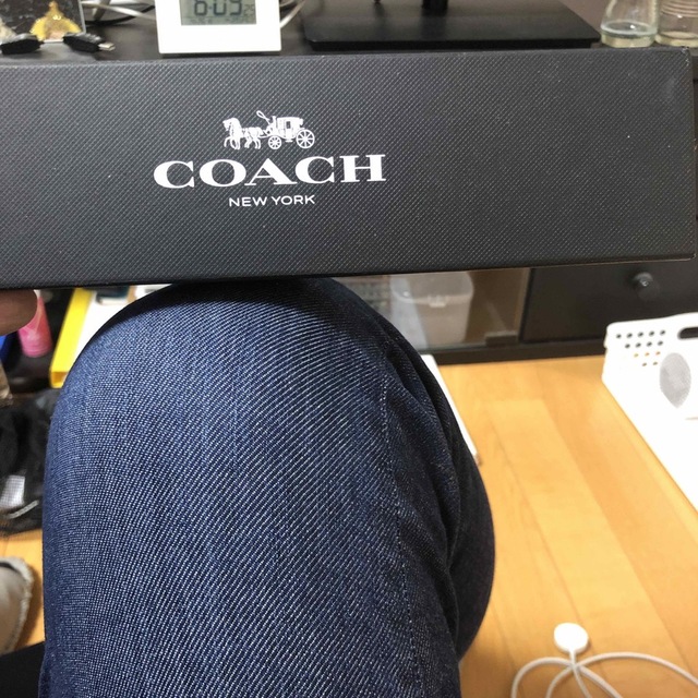 COACH(コーチ)のアップルウォッチ　ベルト　コーチ メンズの時計(レザーベルト)の商品写真