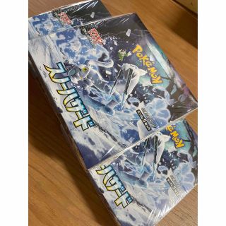 ポケモンカード　スノーハザード　3box  新品未開封シュリンク付き(Box/デッキ/パック)