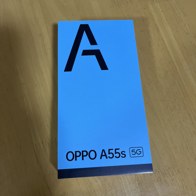 OPPO SIMフリースマートフォン A55S 5G ブラックスマートフォン本体