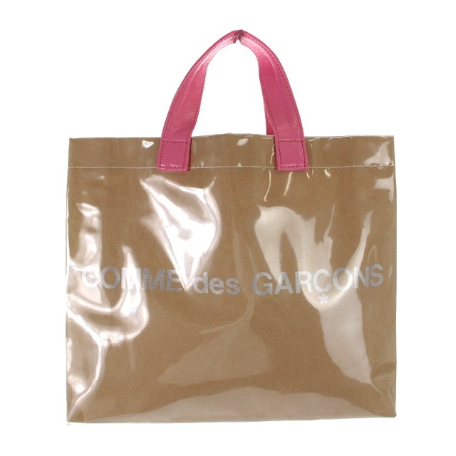 COMME des GARCONS(コムデギャルソン)のコムデギャルソン ガール GIRL トートバッグ 茶 ピンク レディースのバッグ(トートバッグ)の商品写真