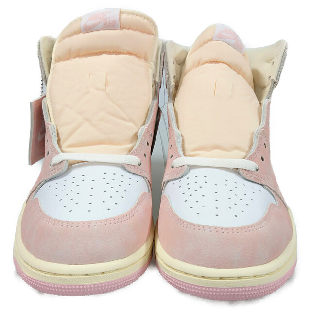 NIKE(ナイキ)のNIKE ナイキ FD2596-600 WMNS AIR JORDAN 1 RETRO HI OG エアジョーダン シューズ ピンク×ホワイト WMNS サイズUS11=28cm 正規品 / 30735 レディースの靴/シューズ(スニーカー)の商品写真