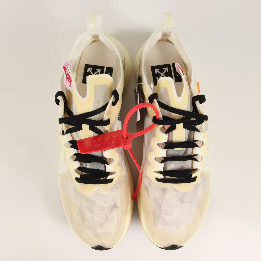 OFF-WHITE(オフホワイト)のOFF-WHITE オフホワイト NIKE THE 10 : ZOOM FLY (AJ4588-100) 17AW ナイキ ズーム フライ ホワイト 白 サイズ：US10 28.0cm スニーカー コラボ 【メンズ】【中古】【新品同様】 メンズの靴/シューズ(スニーカー)の商品写真