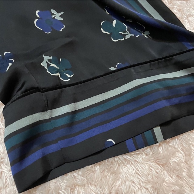 sacai サカイ スカーフ ワイドパンツ ベルト 花柄 レディース2 | www