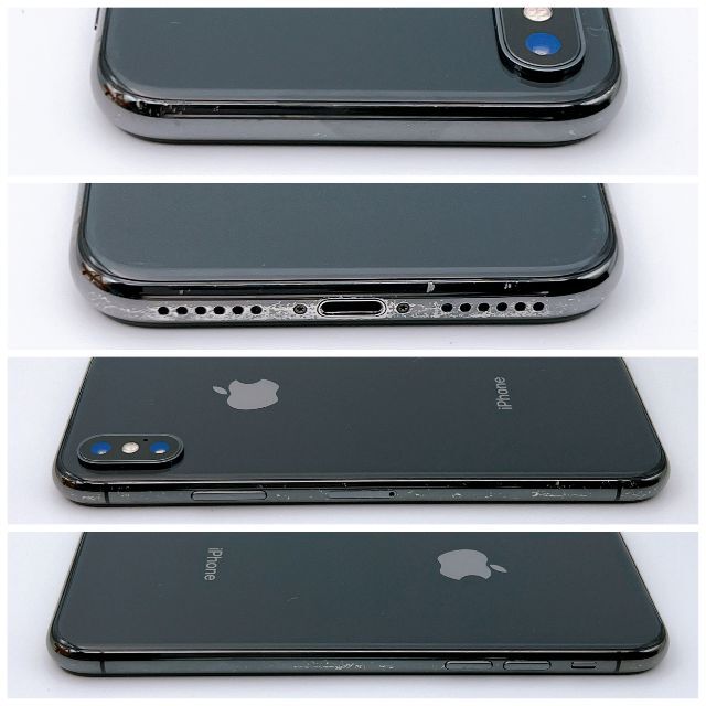 大容量】iPhoneX 256GB スペースグレイ【SIMフリー】新品バッテリ お