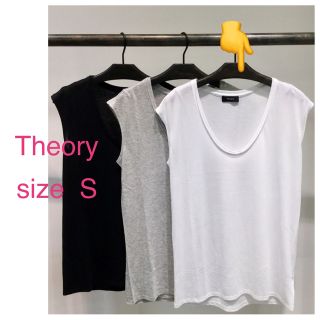 セオリー(theory)のセオリー Theory 半袖 カットソー Tシャツ S オフホワイト(Tシャツ(半袖/袖なし))