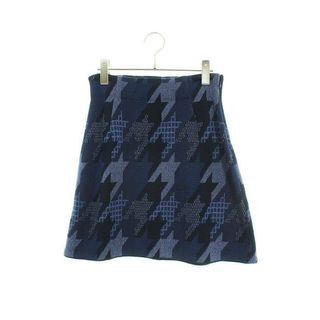 マメ(mame)のマメ  23SS  MM23PS-KN725 Houndstooth Knitted Skirt 千鳥柄ニットスカート  レディース 2(ひざ丈スカート)