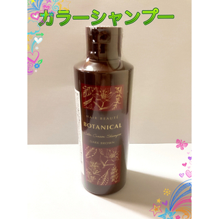 ヘアボーテ ボタニカルカラークリームシャンプー ダークブラウン 200ml(白髪染め)