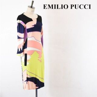 SL AH 高級 EMILIO PUCCI エミリオプッチ プッチ柄総柄   ロング