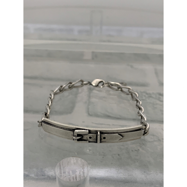 Jean Paul Gaultier 925 ベルトモチーフ ID ブレスレット 【特別訳あり