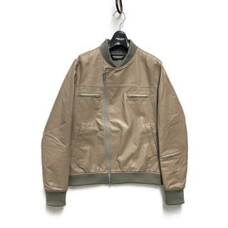 アンダーカバー(UNDERCOVER)のUNDERCOVER アンダーカバー 22AW 品番 UC2B4212 レザー ライダースジャケット グレージュ サイズ3 正規品 / 30547(ライダースジャケット)