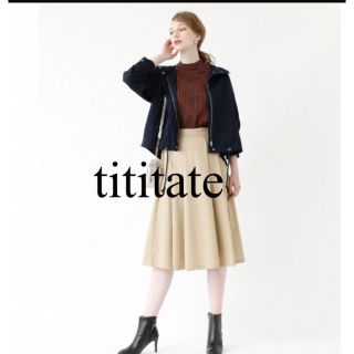 ティティベイト(titivate)のtititate マウンテンパーカー　ネイビー　UNIQLO GU パーカー(ブルゾン)