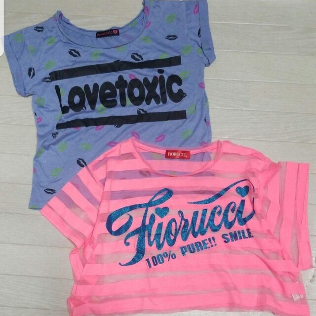 ANAP GiRL(アナップガール)のダンス まとめ売り ANAP CHEER FIORUCCI Lovetoxic キッズ/ベビー/マタニティのキッズ服女の子用(90cm~)(Tシャツ/カットソー)の商品写真