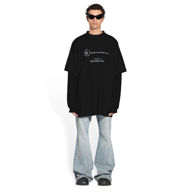 BALENCIAGA WFP ダブルスリーブレイヤード スウェットシャツ 最安値で