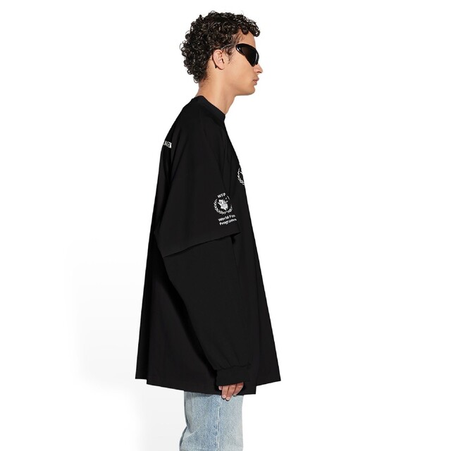 BALENCIAGA WFP ダブルスリーブレイヤード スウェットシャツ 最安値で