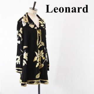 レオナール(LEONARD)のSL AH0019 高級 LEONARD レオナール レディース ストレッチ生地(ロングワンピース/マキシワンピース)