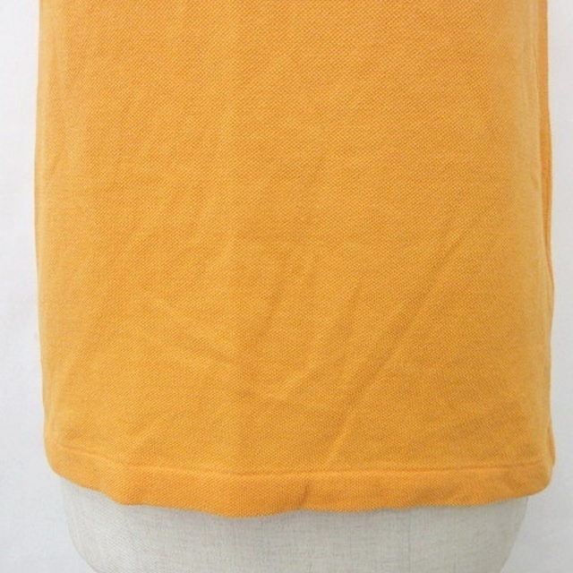 LACOSTE(ラコステ)のラコステ LACOSTE ポロシャツ ノースリーブ ロゴ 綿 オレンジ 40 レディースのトップス(ポロシャツ)の商品写真