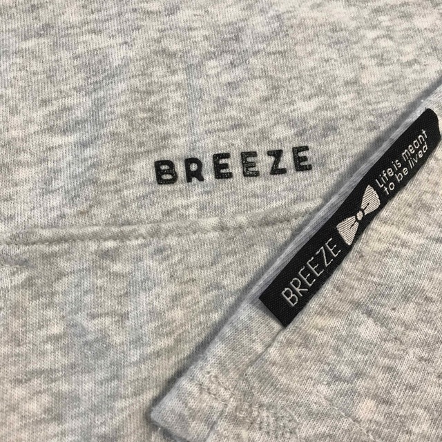 BREEZE(ブリーズ)の90 BREEZE ブリーズ　トップス　フード　リボン キッズ/ベビー/マタニティのキッズ服女の子用(90cm~)(Tシャツ/カットソー)の商品写真