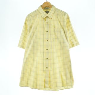 エルエルビーン(L.L.Bean)の古着 エルエルビーン L.L.Bean TRADITIONAL FIT 半袖 ボタンダウン チェックシャツ メンズXXL /eaa331258(シャツ)