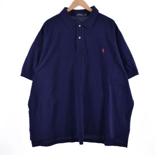 ラルフローレン(Ralph Lauren)の古着 ビッグサイズ ラルフローレン Ralph Lauren POLO RALPH LAUREN 半袖 ポロシャツ メンズXXXL /eaa320761(ポロシャツ)