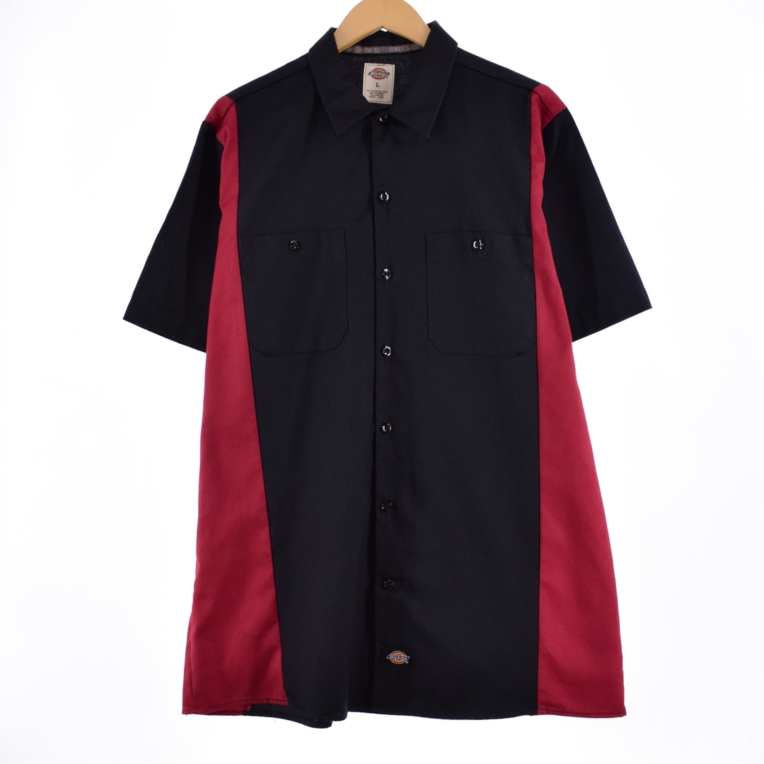 Dickies(ディッキーズ)の古着 ディッキーズ Dickies 半袖 ワークシャツ メンズXL /eaa331226 メンズのトップス(シャツ)の商品写真