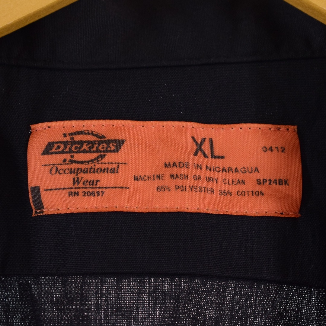 Dickies(ディッキーズ)の古着 ディッキーズ Dickies バックプリント 半袖 ワークシャツ メンズXXL /eaa331242 メンズのトップス(シャツ)の商品写真