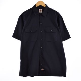 ディッキーズ(Dickies)の古着 ディッキーズ Dickies 半袖 ワークシャツ メンズXL /eaa331245(シャツ)