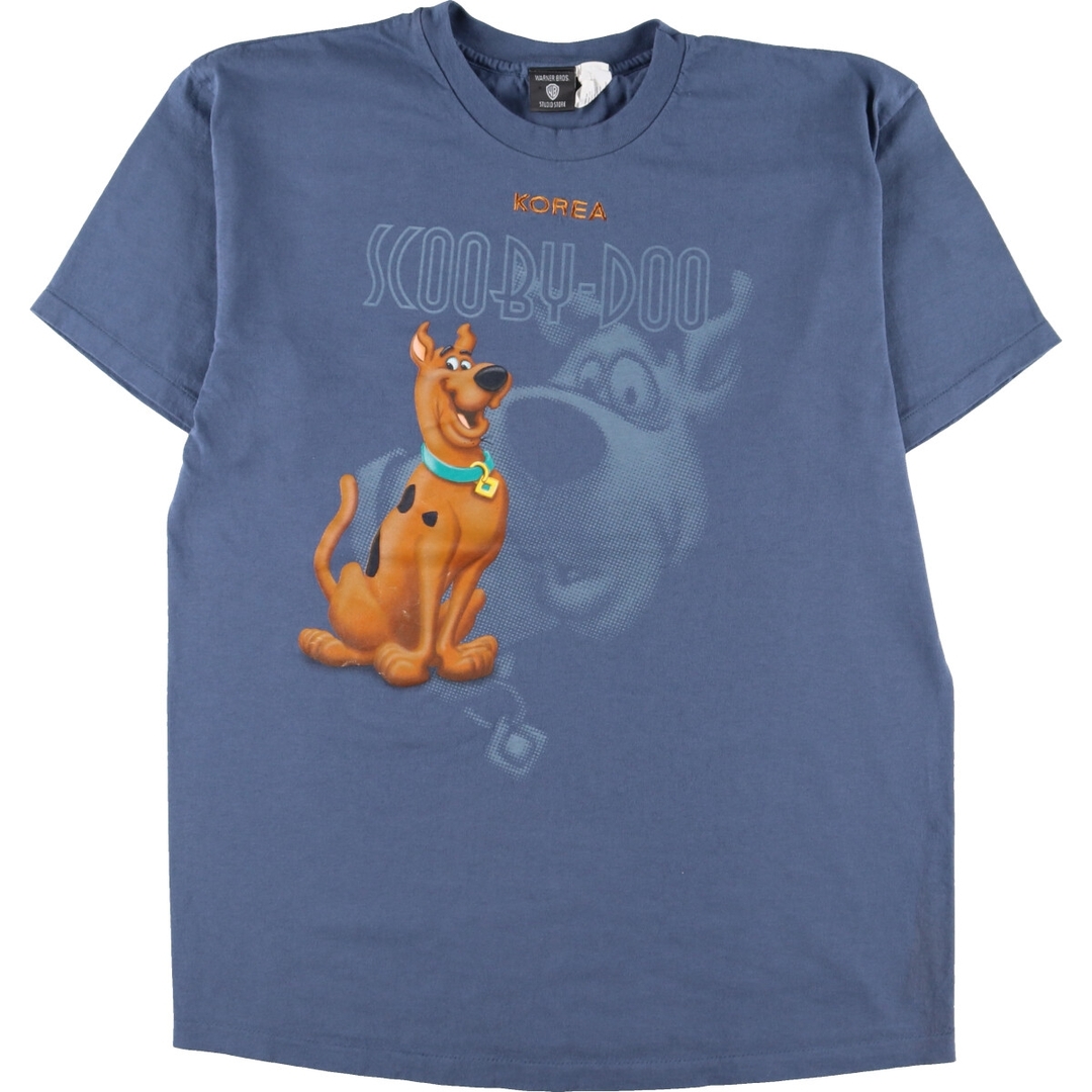 90年代 WARNER BROS. SCOOBY DOO スクービードゥー キャラクタープリントTシャツ USA製 メンズXL ヴィンテージ /eaa331747