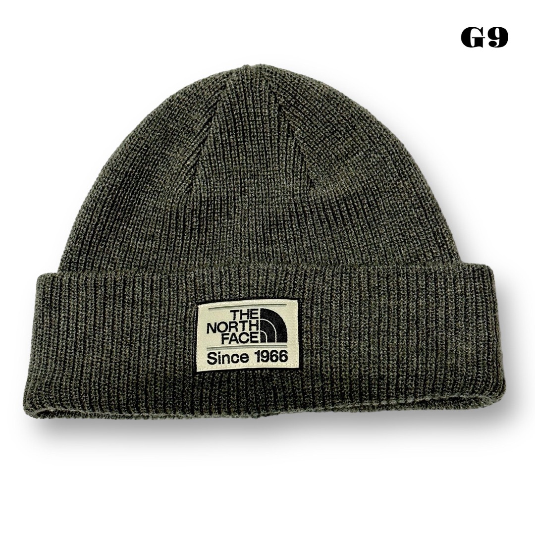 THE NORTH FACE(ザノースフェイス)の人気品！ THE NORTH FACE ビーニー ニット キャップ 帽子 グレー メンズの帽子(ニット帽/ビーニー)の商品写真