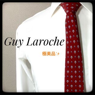 ギラロッシュ(Guy Laroche)の未使用　Guy Laroche ネクタイ レッド お洒落♪(ネクタイ)