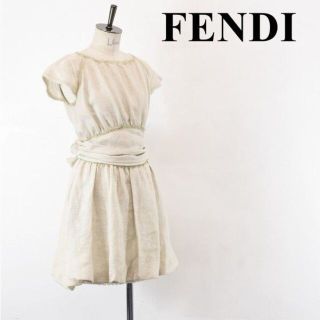 フェンディ(FENDI)のSL AH0004 高級 近年モデル FENDI フェンディ レディース(ひざ丈ワンピース)