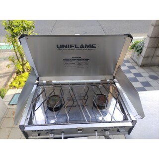 UNIFLAME - ツインバーナー＋キッチンスタンドⅡ＋ウオータージャグ＋