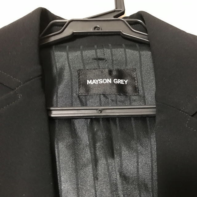 MAYSON GREY(メイソングレイ)のAKさん専用 メイソングレイ 黒ジャケット パンツ レディースのジャケット/アウター(テーラードジャケット)の商品写真