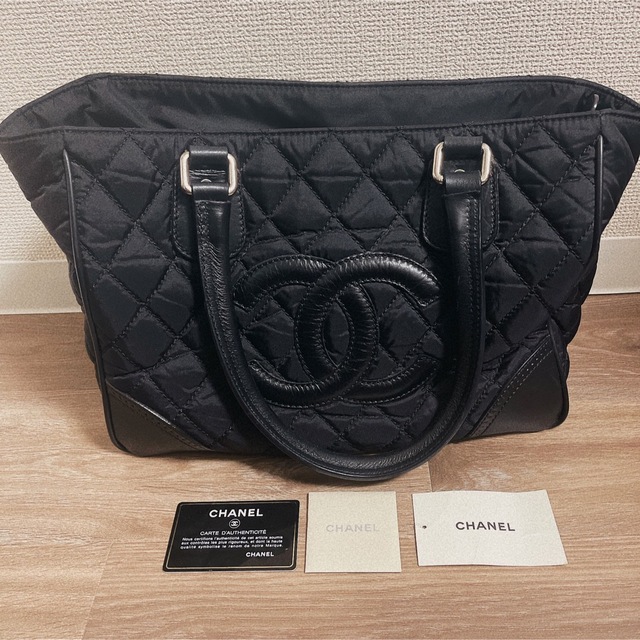 GWセール！美品 CHANEL キルティング トートバッグ ブラック 最愛