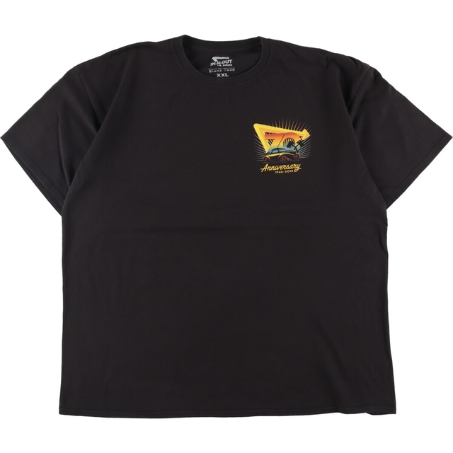 IN-N-OUT BURGER Anniversary 1948-2018 両面プリント アドバタイジングTシャツ メンズXL /eaa332615