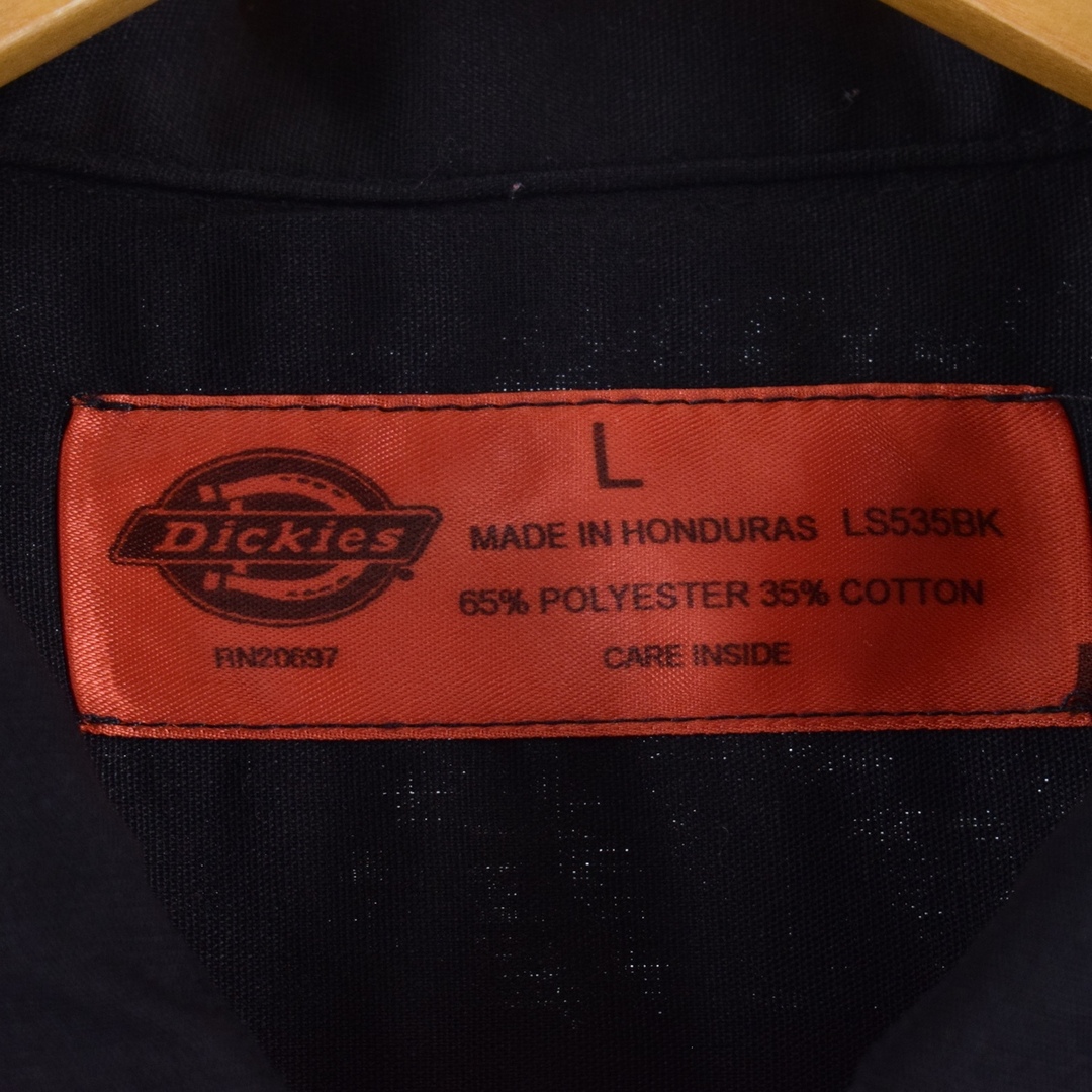 Dickies(ディッキーズ)の古着 ディッキーズ Dickies バックプリント 半袖 ワークシャツ メンズL /eaa331252 メンズのトップス(シャツ)の商品写真