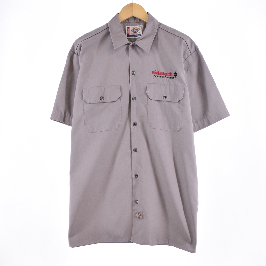 Dickies(ディッキーズ)の古着 ディッキーズ Dickies 半袖 ワークシャツ メンズXL /eaa331254 メンズのトップス(シャツ)の商品写真