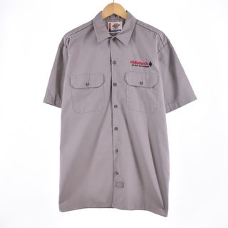 ディッキーズ(Dickies)の古着 ディッキーズ Dickies 半袖 ワークシャツ メンズXL /eaa331254(シャツ)