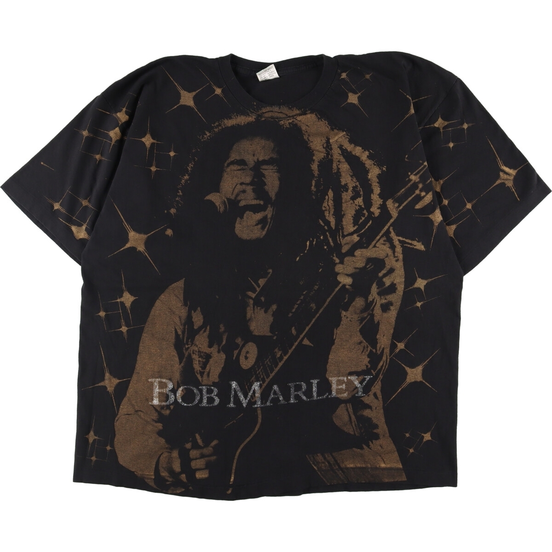 古着 90年代 BOB MARLEY ボブマーリー 両面プリント ラップT バンドT