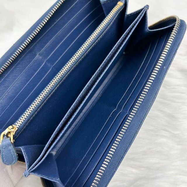 PRADA - 【美品・付属品完備】プラダ 長財布 ラウンドファスナー